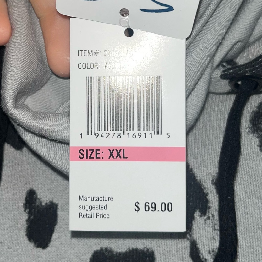 NWT Seven7 size XXL mask hoodie animal print - Picture 6 of 11